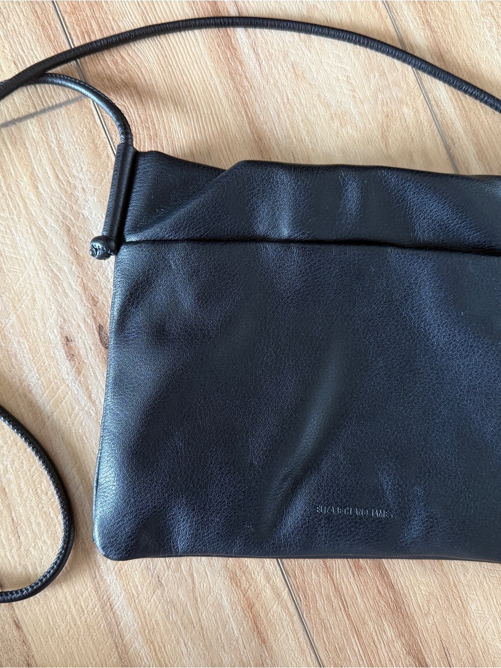 Elizabeth and James Black Soft Leather Purse